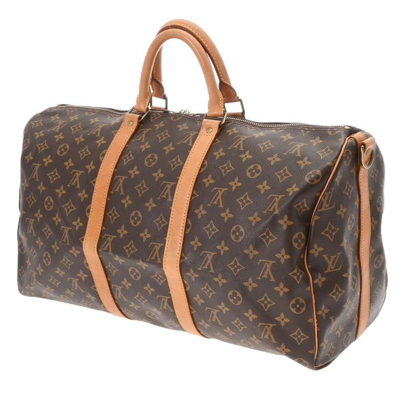 LOUIS VUITTON ルイヴィトン モノグラム キーポルバンドリエール 50 ブラウン M41416 レディース モノグラムキャンバス ボストンバッグ Bランク 中古 銀蔵