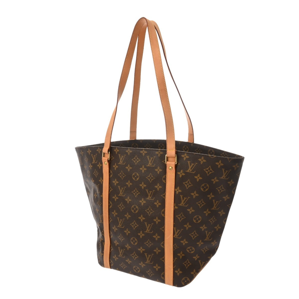 LOUIS VUITTON ブラウンキャンバスバッグ ルイヴィトン サックショッピング 14145 ブラウン レディース