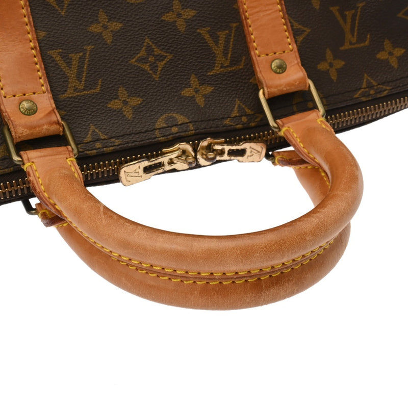 LOUIS VUITTON ルイヴィトン モノグラム キーポルバンドリエール 50 ブラウン M41416 レディース モノグラムキャンバス ボストンバッグ Bランク 中古 銀蔵
