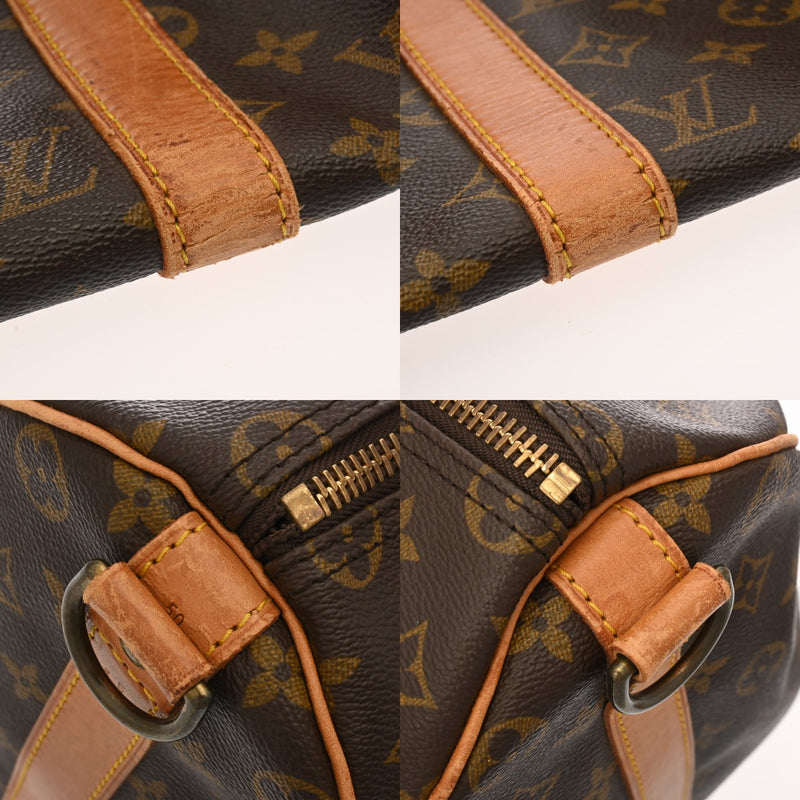 LOUIS VUITTON ルイヴィトン モノグラム キーポルバンドリエール 50 ブラウン M41416 レディース モノグラムキャンバス ボストンバッグ Bランク 中古 銀蔵