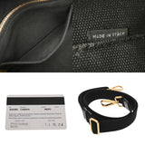 PRADA プラダ カナパ ミニトート ブラック B2439G レディース キャンバス ハンドバッグ Bランク 中古 銀蔵