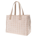 CHANEL シャネル ニュートラベル トート MM ベージュ A15991 レディース ナイロン ハンドバッグ Bランク 中古 銀蔵