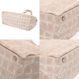 CHANEL シャネル ニュートラベル トート MM ベージュ A15991 レディース ナイロン ハンドバッグ Bランク 中古 銀蔵