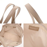 CHANEL シャネル ニュートラベル トート MM ベージュ A15991 レディース ナイロン ハンドバッグ Bランク 中古 銀蔵