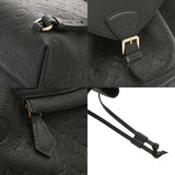 LOUIS VUITTON ルイヴィトン モノグラムアンプラント モンスリ PM ノワール M45205 レディース レザー リュック・デイパック Aランク 中古 銀蔵