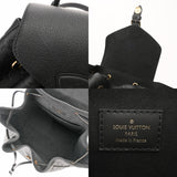 LOUIS VUITTON ルイヴィトン モノグラムアンプラント モンスリ PM ノワール M45205 レディース レザー リュック・デイパック Aランク 中古 銀蔵