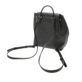 LOUIS VUITTON ルイヴィトン モノグラムアンプラント モンスリ PM ノワール M45205 レディース レザー リュック・デイパック Aランク 中古 銀蔵