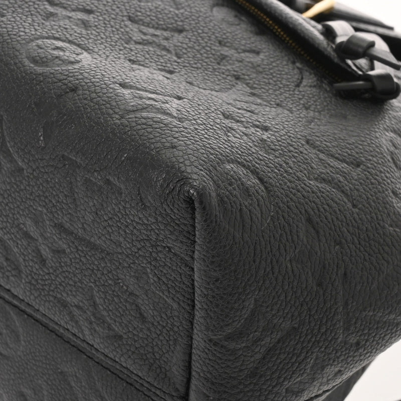 LOUIS VUITTON ルイヴィトン モノグラムアンプラント モンスリ PM ノワール M45205 レディース レザー リュック・デイパック Aランク 中古 銀蔵