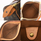 LOUIS VUITTON ルイヴィトン モノグラム スピーディ 25 ブラウン M41528 レディース モノグラムキャンバス ハンドバッグ Bランク 中古 銀蔵