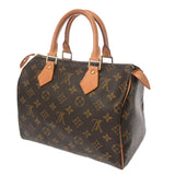 LOUIS VUITTON ルイヴィトン モノグラム スピーディ 25 ブラウン M41528 レディース モノグラムキャンバス ハンドバッグ Bランク 中古 銀蔵