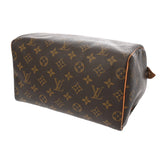 LOUIS VUITTON ルイヴィトン モノグラム スピーディ 25 ブラウン M41528 レディース モノグラムキャンバス ハンドバッグ Bランク 中古 銀蔵
