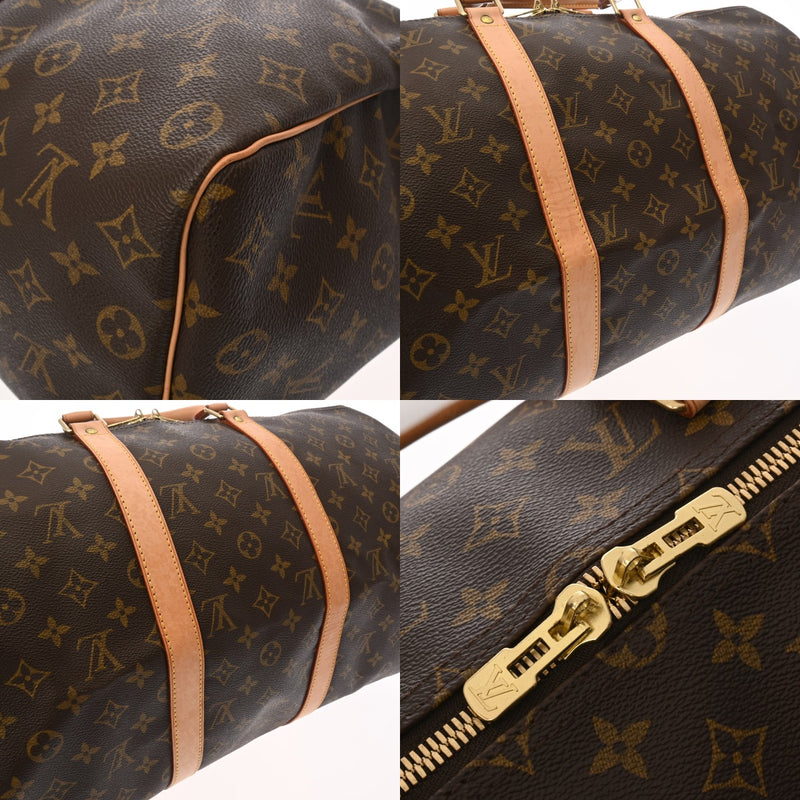 LOUIS VUITTON ルイヴィトン モノグラム キーポル 50 ブラウン M41426 ユニセックス モノグラムキャンバス ボストンバッグ ABランク 中古 銀蔵