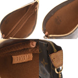 LOUIS VUITTON ルイヴィトン モノグラム ミニ ポシェット アクセソワール ブラウン M58009 レディース モノグラムキャンバス アクセサリーポーチ Bランク 中古 銀蔵