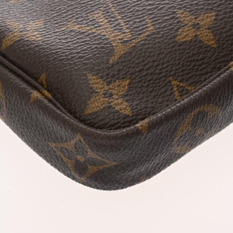 LOUIS VUITTON ルイヴィトン モノグラム ミニ ポシェット アクセソワール ブラウン M58009 レディース モノグラムキャンバス アクセサリーポーチ Bランク 中古 銀蔵