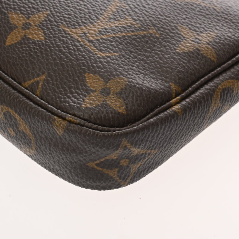 LOUIS VUITTON ルイヴィトン モノグラム ミニ ポシェット アクセソワール ブラウン M58009 レディース モノグラムキャンバス アクセサリーポーチ Bランク 中古 銀蔵