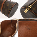 LOUIS VUITTON ルイヴィトン モノグラム パピヨン GM 旧型 ブラウン M51365 レディース モノグラムキャンバス ハンドバッグ Bランク 中古 銀蔵