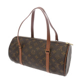 LOUIS VUITTON ルイヴィトン モノグラム パピヨン GM 旧型 ブラウン M51365 レディース モノグラムキャンバス ハンドバッグ Bランク 中古 銀蔵