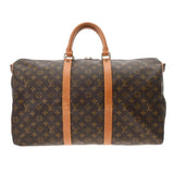 LOUIS VUITTON ルイヴィトン モノグラム キーポルバンドリエール 50 ブラウン M41416 レディース モノグラムキャンバス ボストンバッグ Bランク 中古 銀蔵