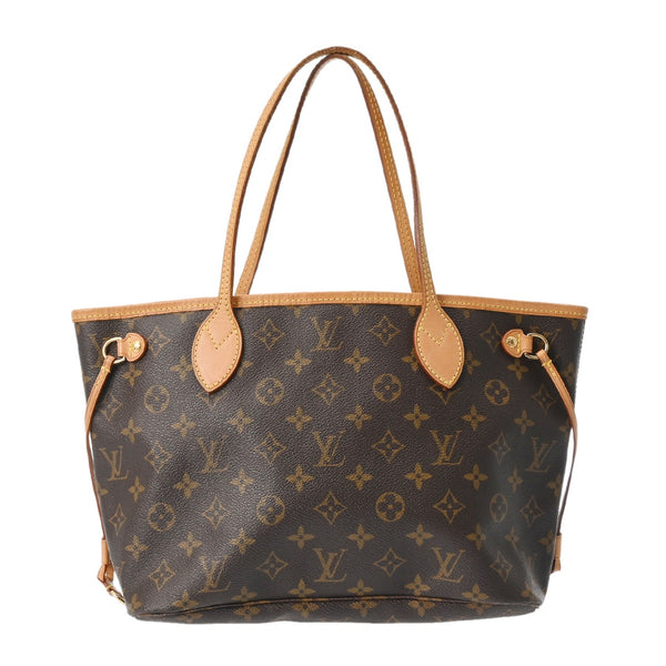 LOUIS VUITTON ルイヴィトン モノグラム ネヴァーフル PM 旧型 ブラウン M40155 レディース モノグラムキャンバス ハンドバッグ Bランク 中古 銀蔵