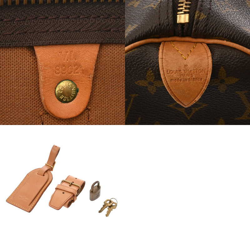 LOUIS VUITTON ルイヴィトン モノグラム キーポル 45 ブラウン M41428 ユニセックス モノグラムキャンバス ボストンバッグ Bランク 中古 銀蔵