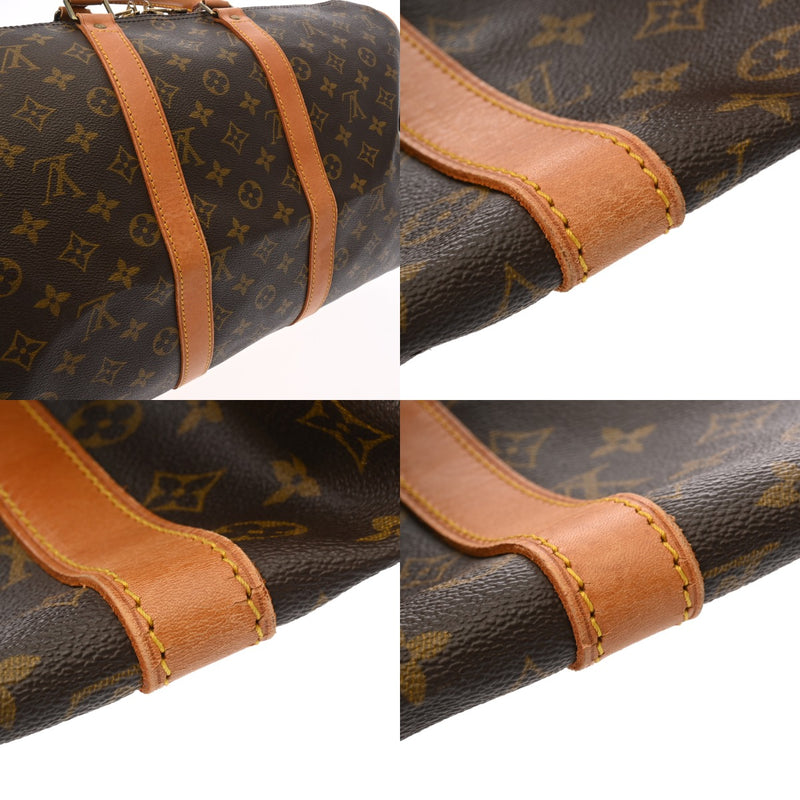 LOUIS VUITTON ルイヴィトン モノグラム キーポル 45 ブラウン M41428 ユニセックス モノグラムキャンバス ボストンバッグ Bランク 中古 銀蔵