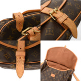LOUIS VUITTON ルイヴィトン モノグラム ソミュール 30 ブラウン M42256 レディース モノグラムキャンバス ショルダーバッグ Bランク 中古 銀蔵