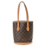 LOUIS VUITTON ルイヴィトン モノグラム バケット PM ブラウン M42238 レディース モノグラムキャンバス ハンドバッグ Bランク 中古 銀蔵
