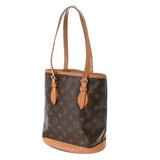 LOUIS VUITTON ルイヴィトン モノグラム バケット PM ブラウン M42238 レディース モノグラムキャンバス ハンドバッグ Bランク 中古 銀蔵