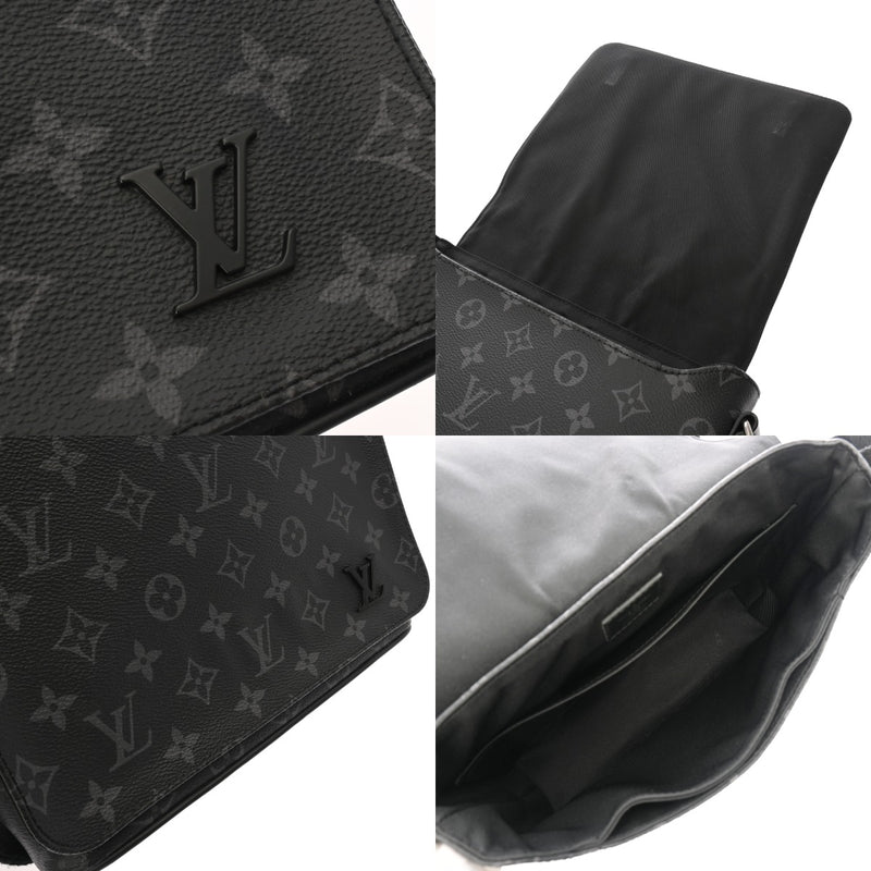 LOUIS VUITTON ルイヴィトン モノグラムエクリプス ディストリクト PM NM ブラック/グレー M44000 メンズ モノグラムキャンバス ショルダーバッグ ABランク 中古 銀蔵