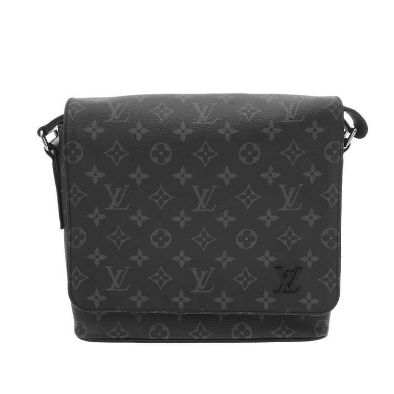 LOUIS VUITTON ルイヴィトン モノグラムエクリプス ディストリクト PM NM ブラック/グレー M44000 メンズ モノグラムキャンバス ショルダーバッグ ABランク 中古 銀蔵