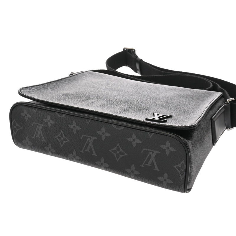 LOUIS VUITTON ルイヴィトン モノグラムエクリプス ディストリクト PM NM ブラック/グレー M44000 メンズ モノグラムキャンバス ショルダーバッグ ABランク 中古 銀蔵