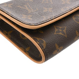LOUIS VUITTON ルイヴィトン モノグラム ポシェットツイン GM ブラウン M51852 レディース モノグラムキャンバス ショルダーバッグ ABランク 中古 銀蔵