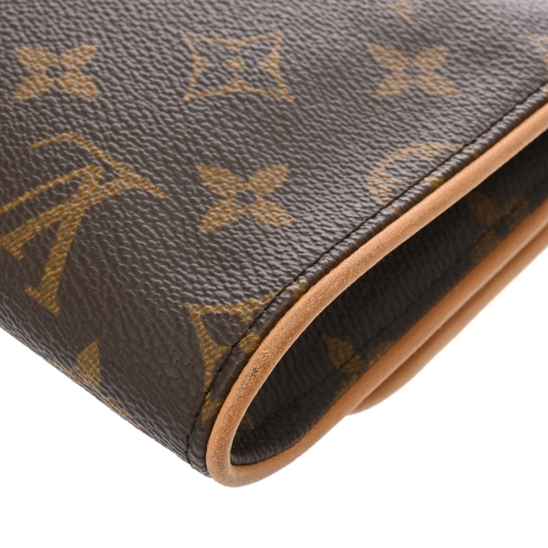 LOUIS VUITTON ルイヴィトン モノグラム ポシェットツイン GM ブラウン M51852 レディース モノグラムキャンバス ショルダーバッグ ABランク 中古 銀蔵