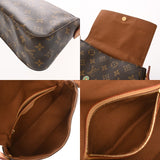 LOUIS VUITTON ルイヴィトン モノグラム ミニ ルーピング ブラウン M51147 レディース モノグラムキャンバス セミショルダーバッグ Bランク 中古 銀蔵