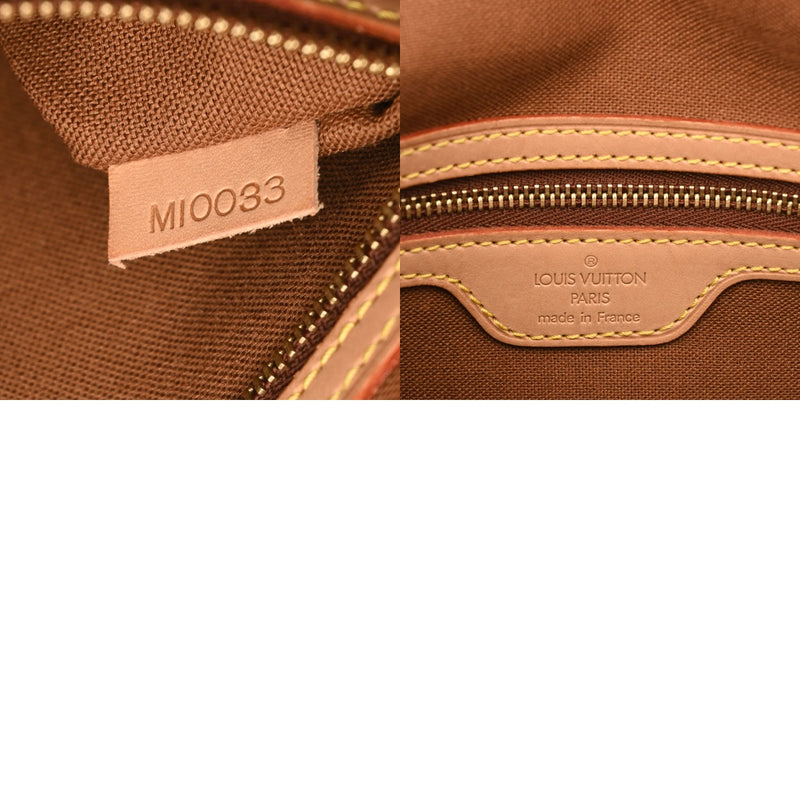 LOUIS VUITTON ルイヴィトン モノグラム ミニ ルーピング ブラウン M51147 レディース モノグラムキャンバス セミショルダーバッグ Bランク 中古 銀蔵