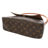 LOUIS VUITTON ルイヴィトン モノグラム ミニ ルーピング ブラウン M51147 レディース モノグラムキャンバス セミショルダーバッグ Bランク 中古 銀蔵