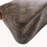 LOUIS VUITTON ルイヴィトン モノグラム ミニ ルーピング ブラウン M51147 レディース モノグラムキャンバス セミショルダーバッグ Bランク 中古 銀蔵