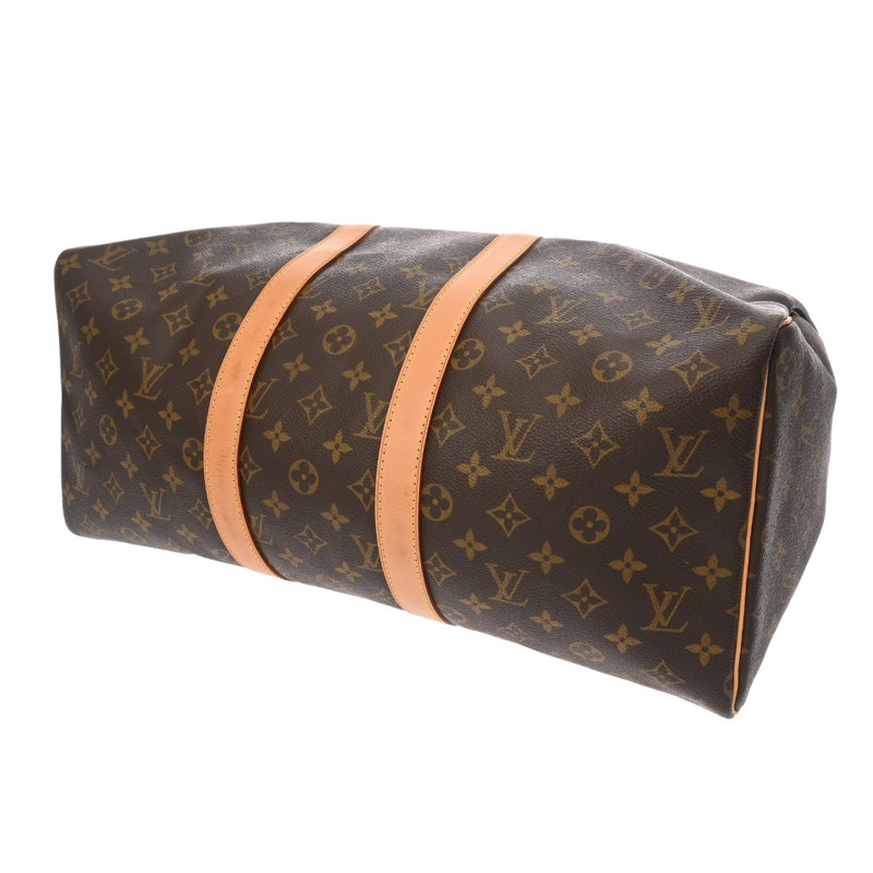 LOUIS VUITTON ルイヴィトン モノグラム キーポル 45 ブラウン M41428 ユニセックス モノグラムキャンバス ボストンバッグ Bランク 中古 銀蔵