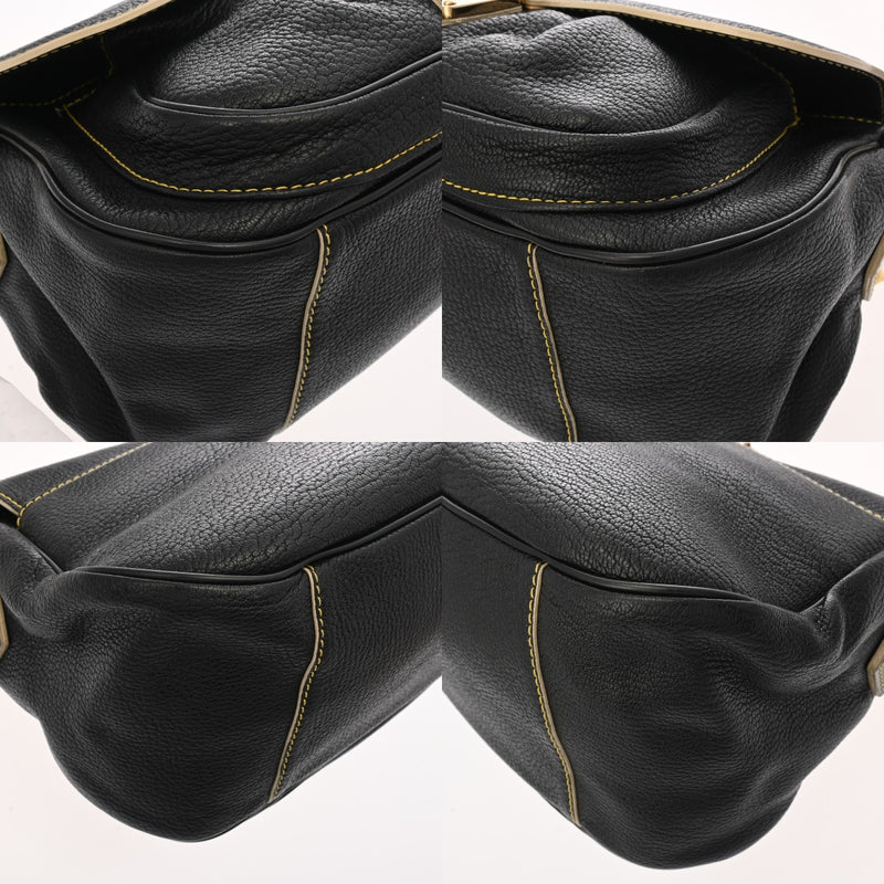 LOUIS VUITTON ルイヴィトン スハリ コンフィダン 黒 M91784 レディース レザー ショルダーバッグ Bランク 中古 銀蔵