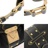 LOUIS VUITTON ルイヴィトン スハリ コンフィダン 黒 M91784 レディース レザー ショルダーバッグ Bランク 中古 銀蔵