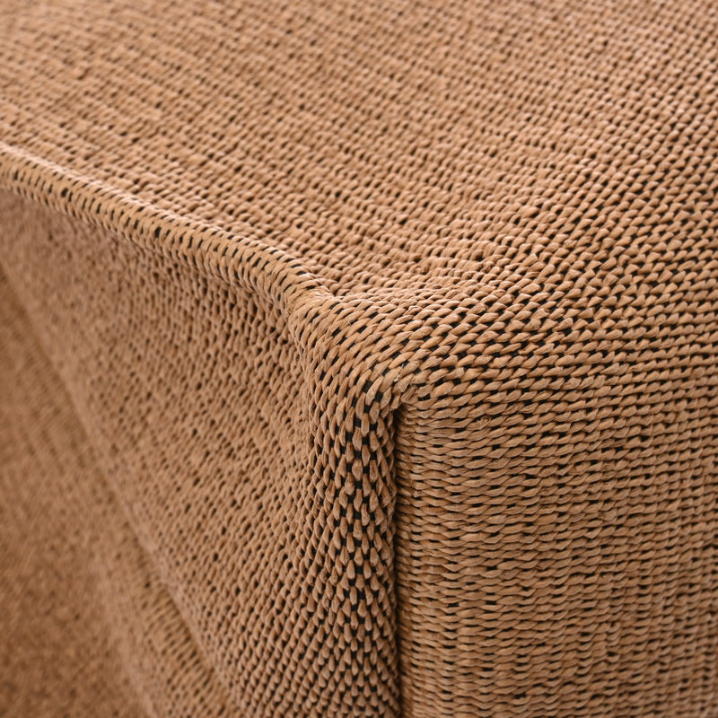 SALVATORE FERRAGAMO フェラガモ ロゴ トートバッグ M ミーレ/ブラック レディース ラフィア レザー 2WAYバッグ 新同 中古 銀蔵