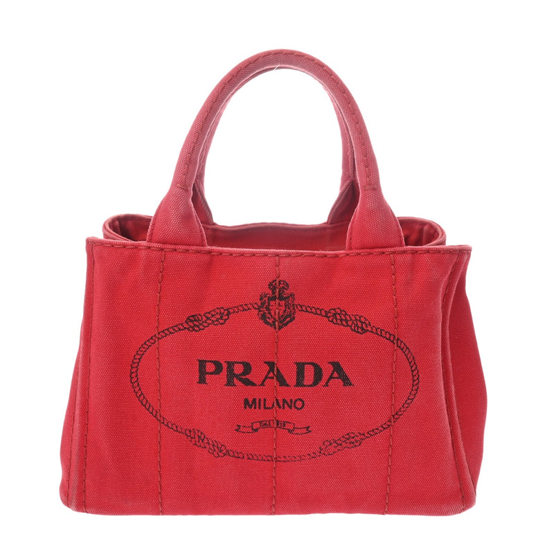 中古 PRADA プラダ カナパ レッド 赤