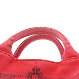 PRADA プラダ カナパ ミニ トート レッド B2439G レディース キャンバス ハンドバッグ Bランク 中古 銀蔵