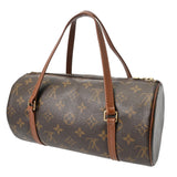 LOUIS VUITTON ルイヴィトン モノグラム パピヨン PM 旧型 ブラウン M51366 レディース モノグラムキャンバス ハンドバッグ ABランク 中古 銀蔵