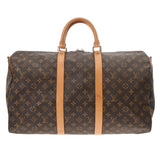 LOUIS VUITTON ルイヴィトン モノグラム キーポルバンドリエール 50 ブラウン M41416 レディース モノグラムキャンバス ボストンバッグ Bランク 中古 銀蔵