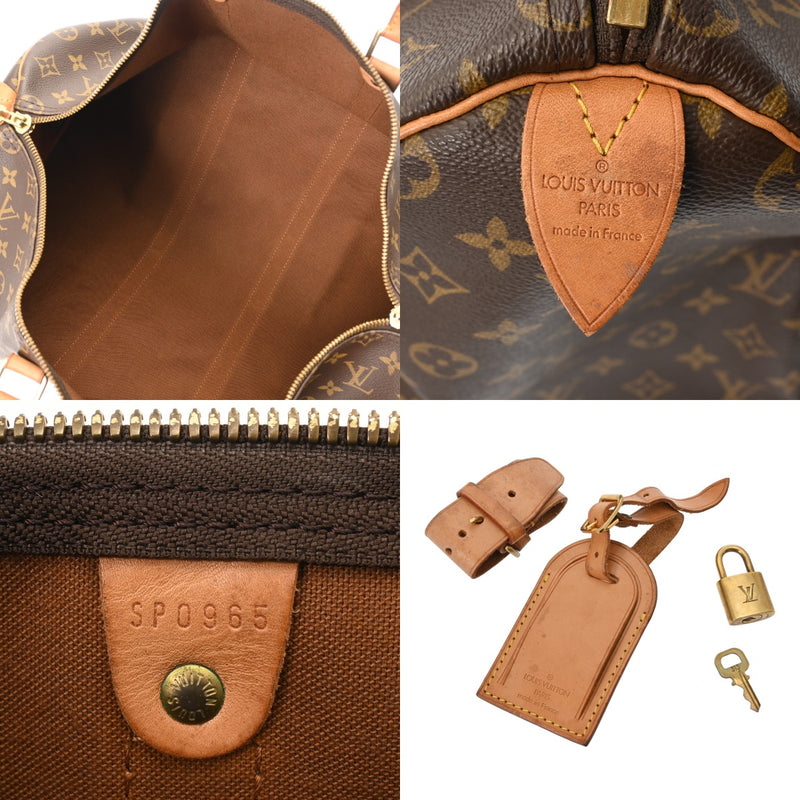 LOUIS VUITTON ルイヴィトン モノグラム キーポル 45 ブラウン M41428 ユニセックス モノグラムキャンバス ボストンバッグ Bランク 中古 銀蔵