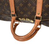 LOUIS VUITTON ルイヴィトン モノグラム キーポル 45 ブラウン M41428 ユニセックス モノグラムキャンバス ボストンバッグ Bランク 中古 銀蔵