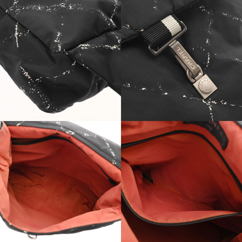 CHANEL シャネル トラベルライン バックパック 旧型 ブラック ユニセックス ナイロン リュック・デイパック ABランク 中古 銀蔵
