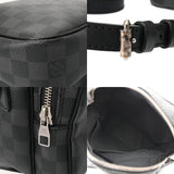 LOUIS VUITTON ルイヴィトン ダミエグラフィット レム ブラック N41446 メンズ ダミエキャンバス ショルダーバッグ ABランク 中古 銀蔵