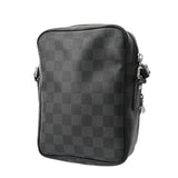LOUIS VUITTON ルイヴィトン ダミエグラフィット レム ブラック N41446 メンズ ダミエキャンバス ショルダーバッグ ABランク 中古 銀蔵